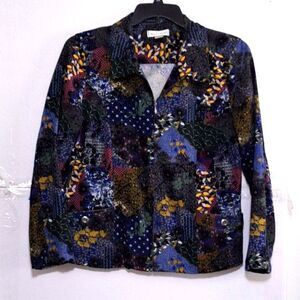 Artsy Christopher & Banks Women's Blazer Jacket Office Siren Tapestry L